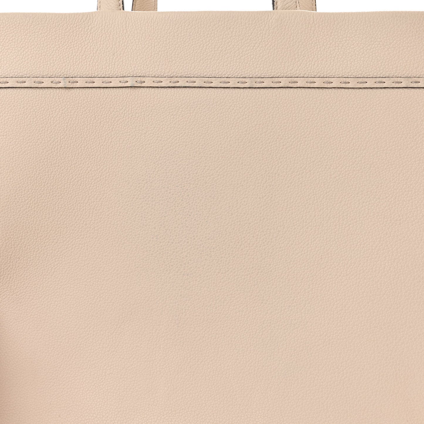 Vitello Cher Logo Embossed Medium Go To Shopper Tote Camelia