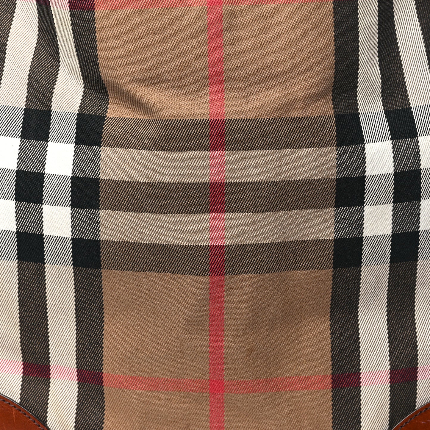 House Check Medium Canterbury Tote Dark Tan