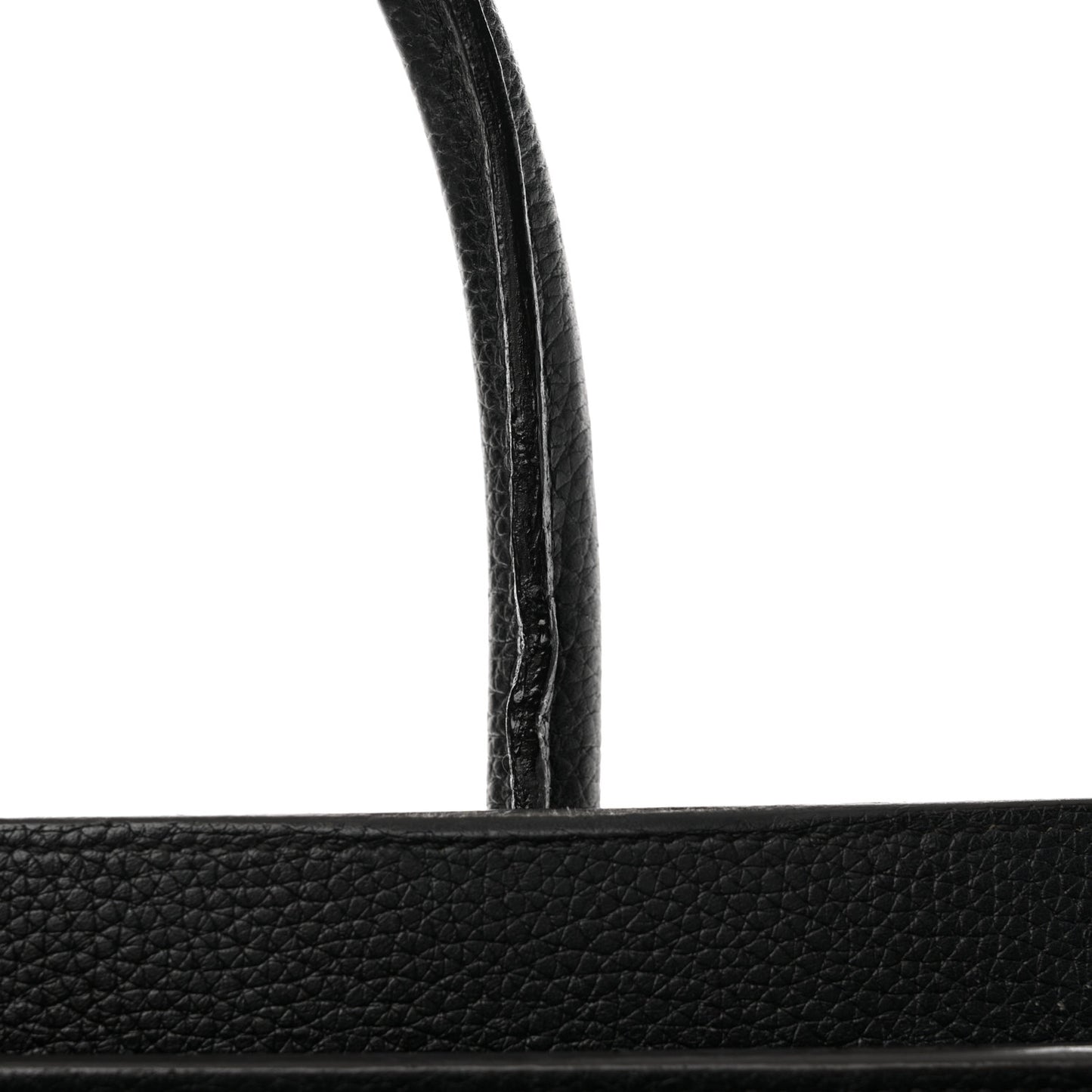 Drummed Calfskin Micro Luggage Black
