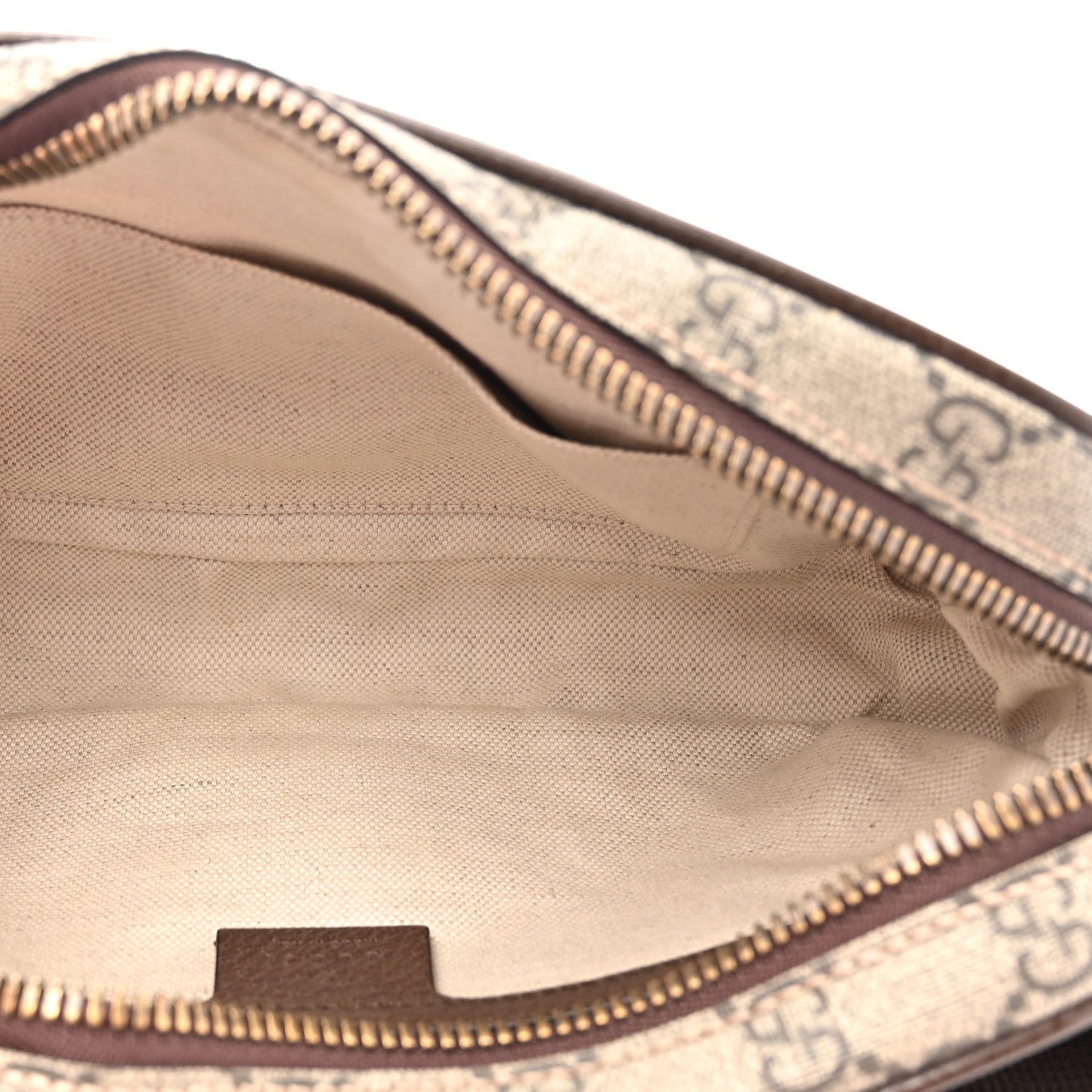 Soft GG Supreme Monogram Medium Ophidia Belt Bag Dark Brown