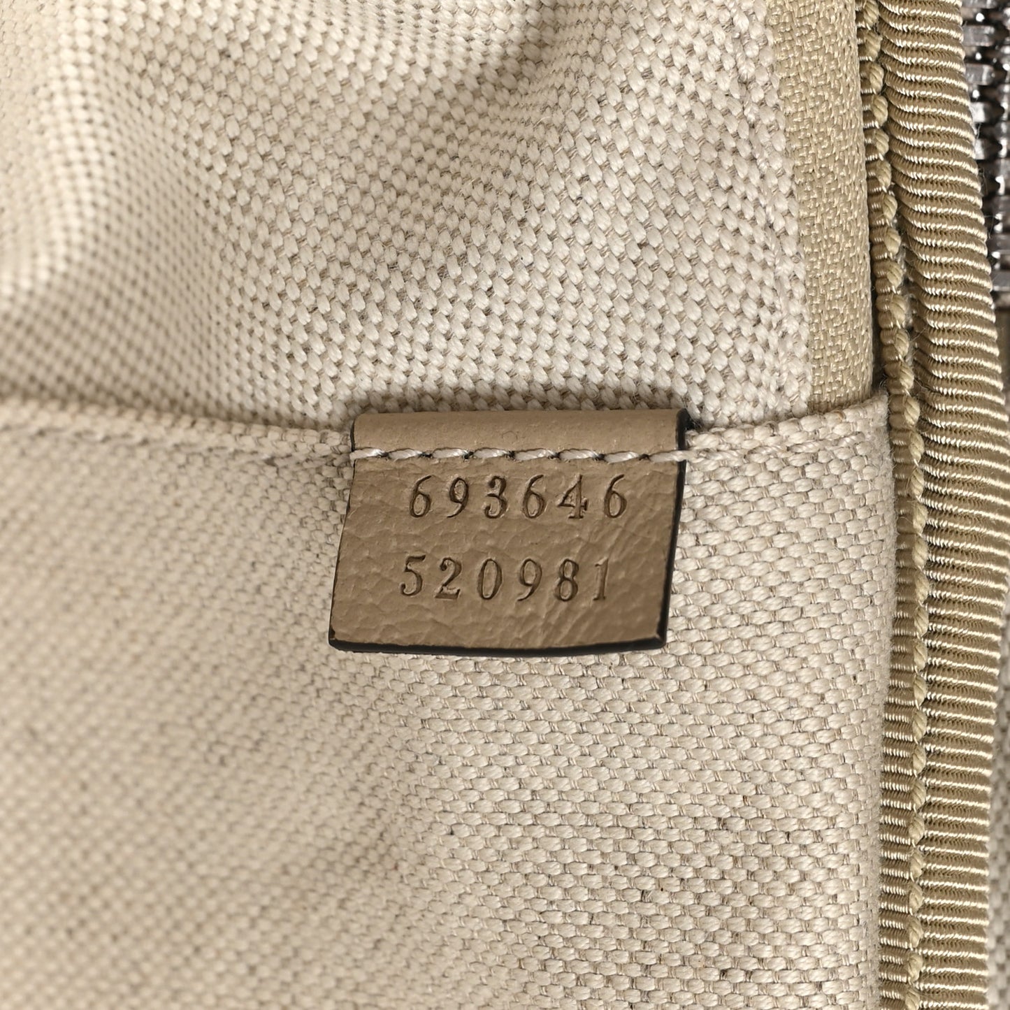 GG Supreme Monogram Textured Dollar Calfskin Web Small Savoy Cabin Trolley Beige Mystic White Oatmeal