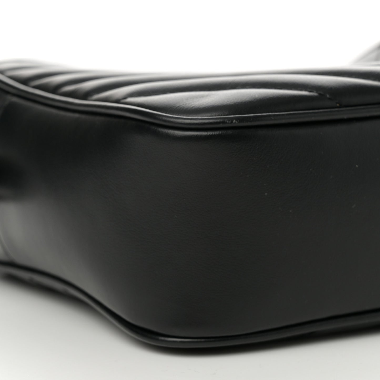 Calfskin Matelasse Monogram Lou Camera Bag Black