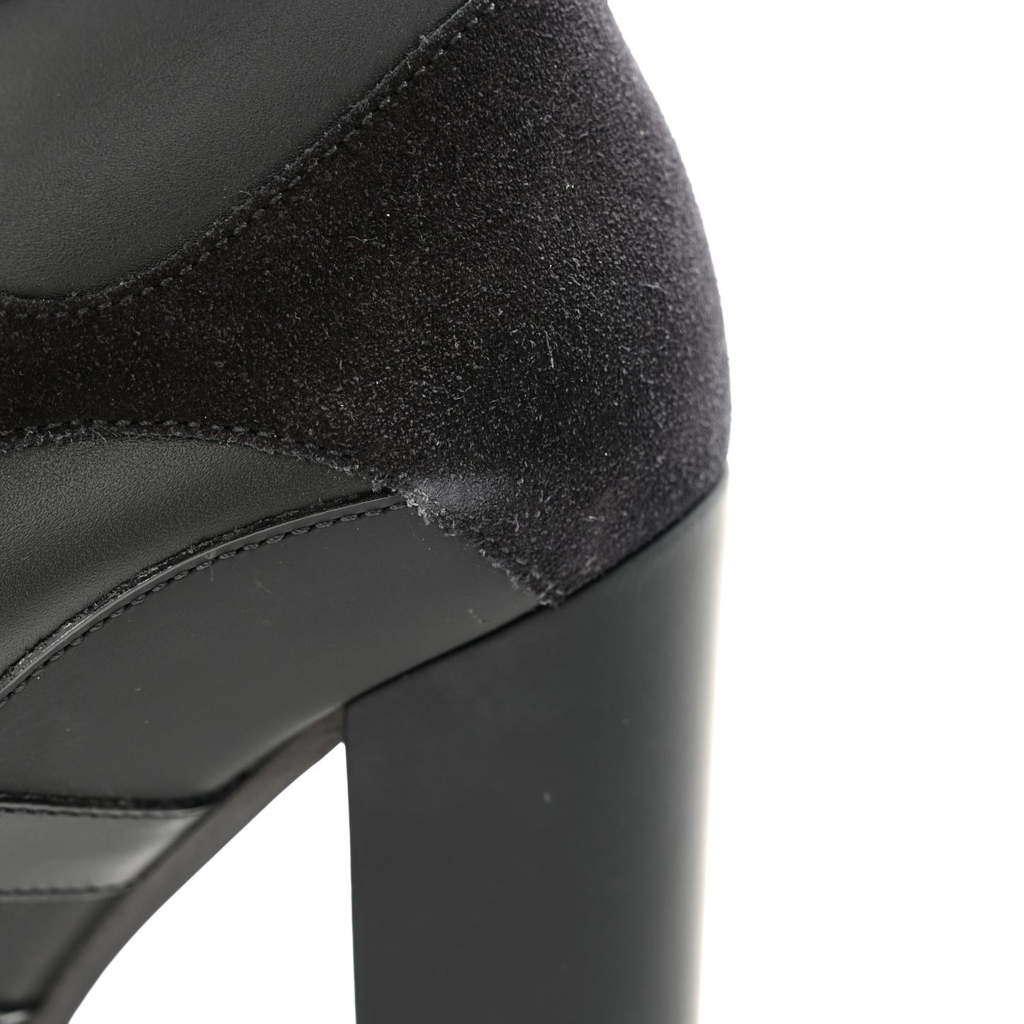 Suede Calfskin Monogram Star Trail Ankle Boots 36 Black