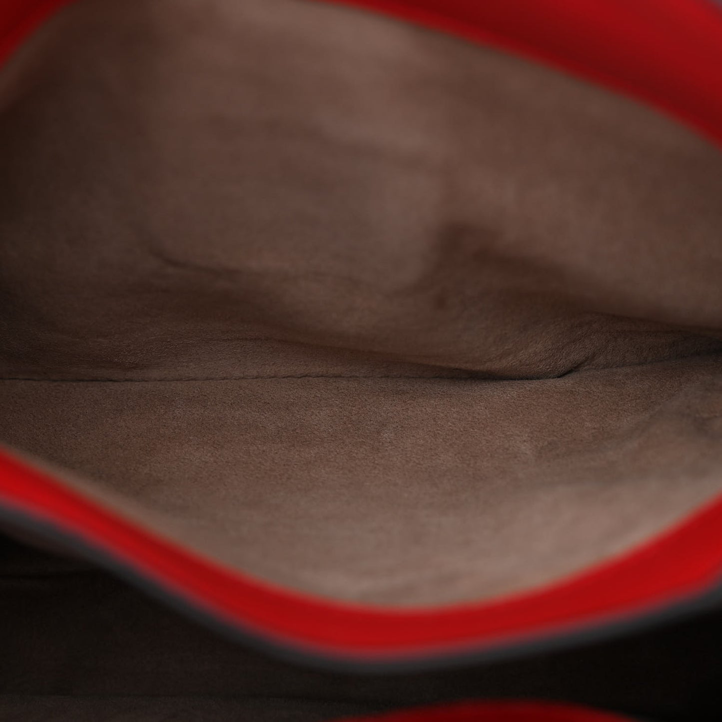 Nappa Small Piazza Bag Red