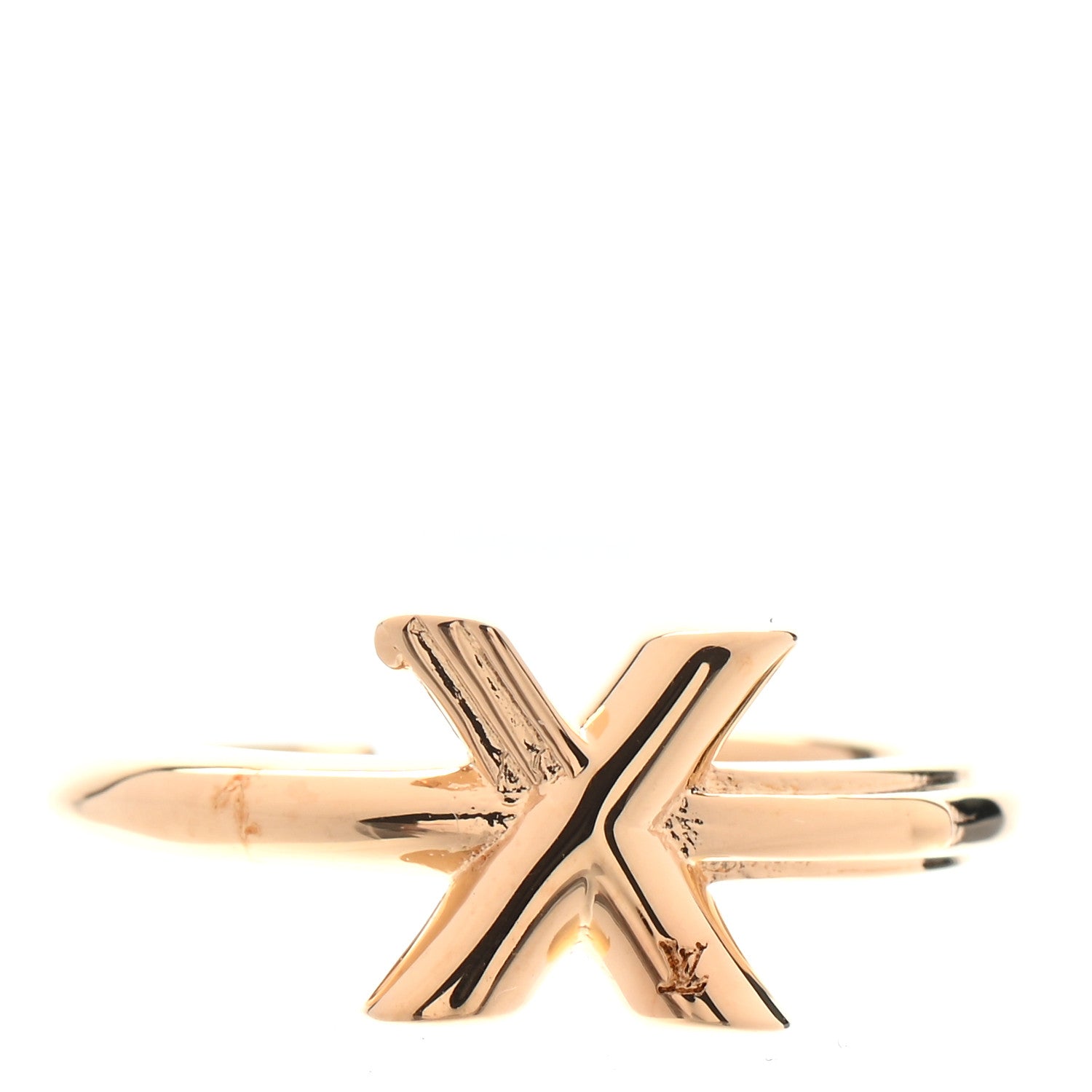 Louis Vuitton LV And Me Letter X Ring S Gold 1 of 6