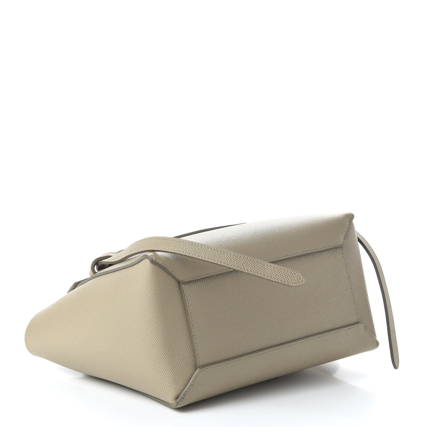 Grained Calfskin Micro Belt Bag Light Taupe