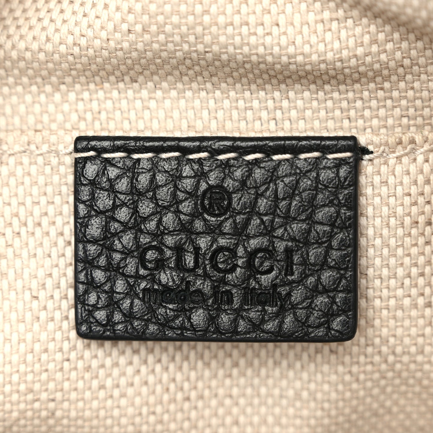 Pebbled Calfskin Small Soho Disco Bag Black