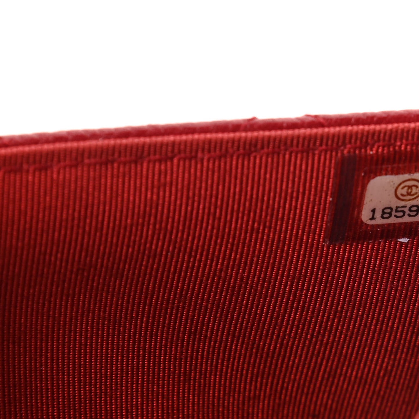 Caviar Quilted Wallet On Chain WOC Red