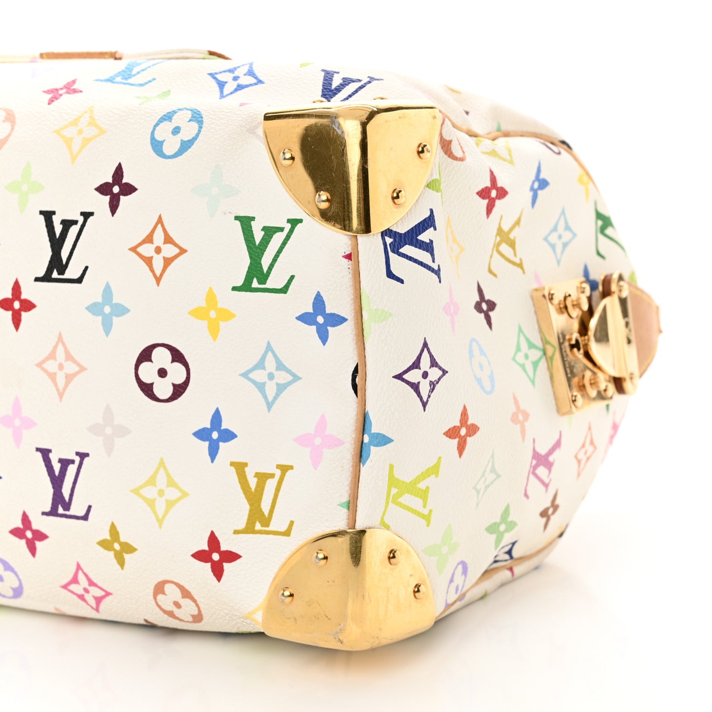 Monogram Multicolor Speedy 30 White