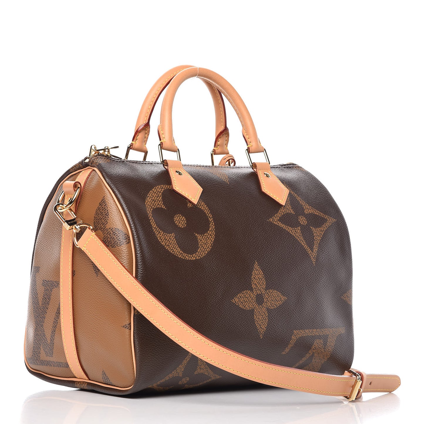 Reverse Monogram Giant Speedy Bandouliere 30