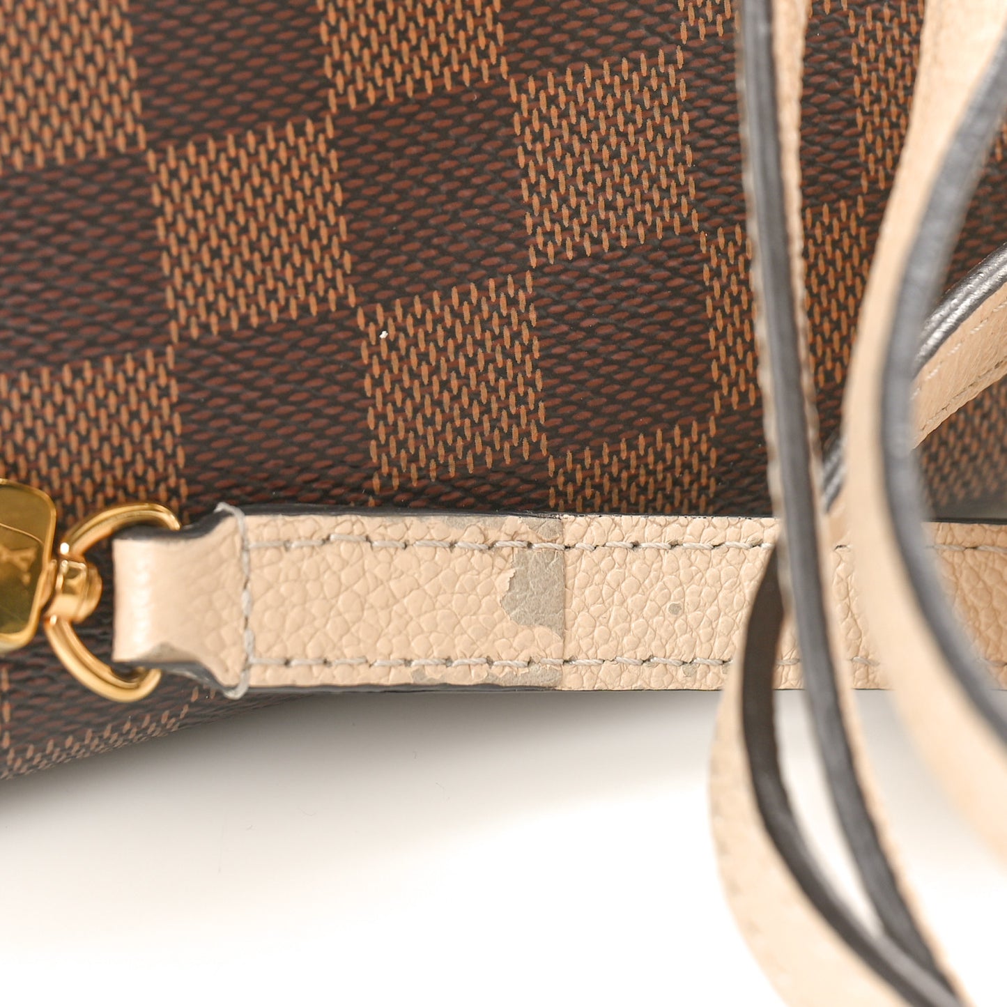 Damier Ebene Clapton Backpack Creme