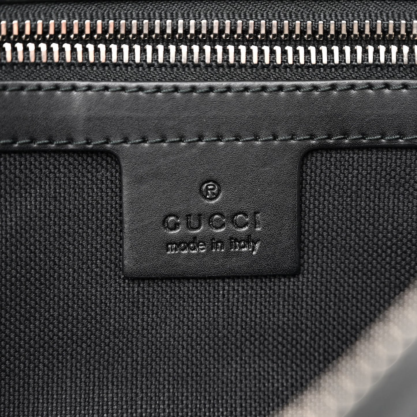 Soft GG Supreme Monogram Web Belt Bag Black Grey