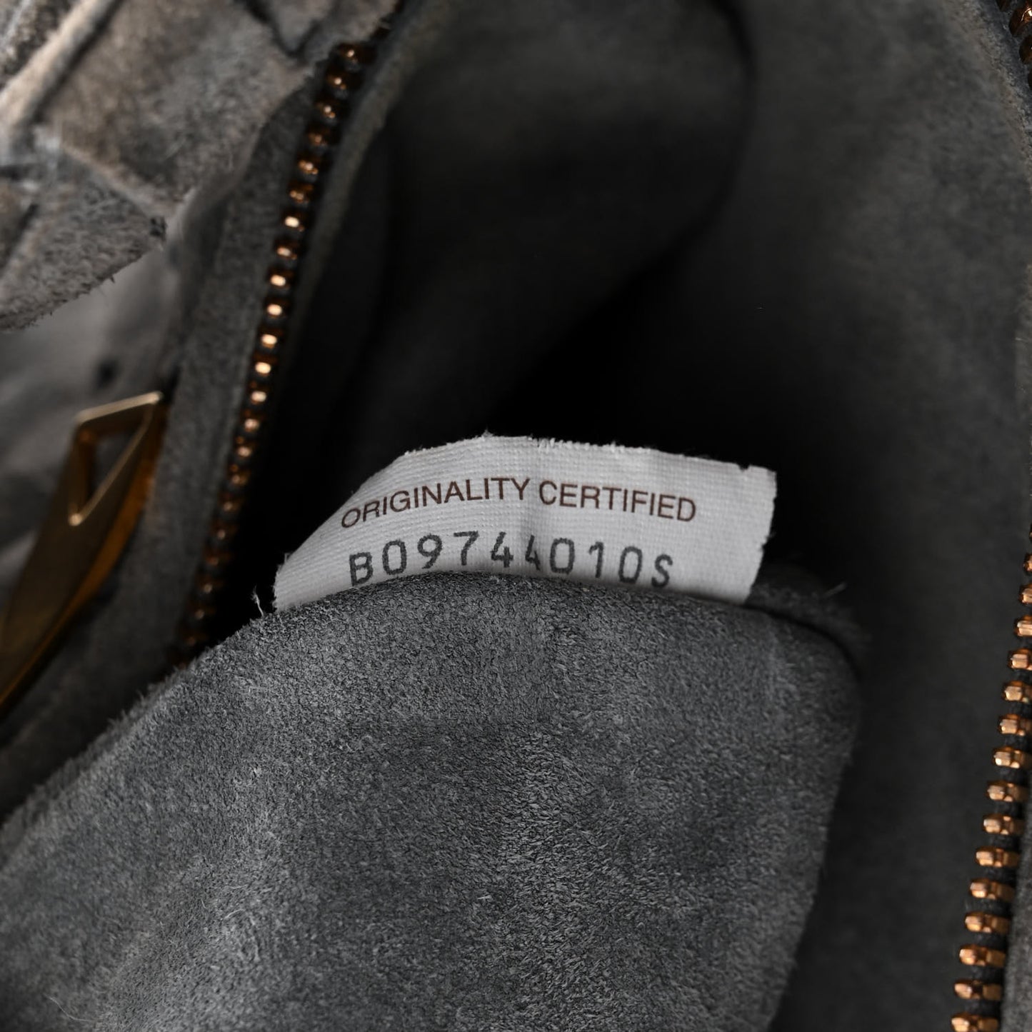 Suede Calfskin Intrecciato Teen Jodie Hobo Thunder