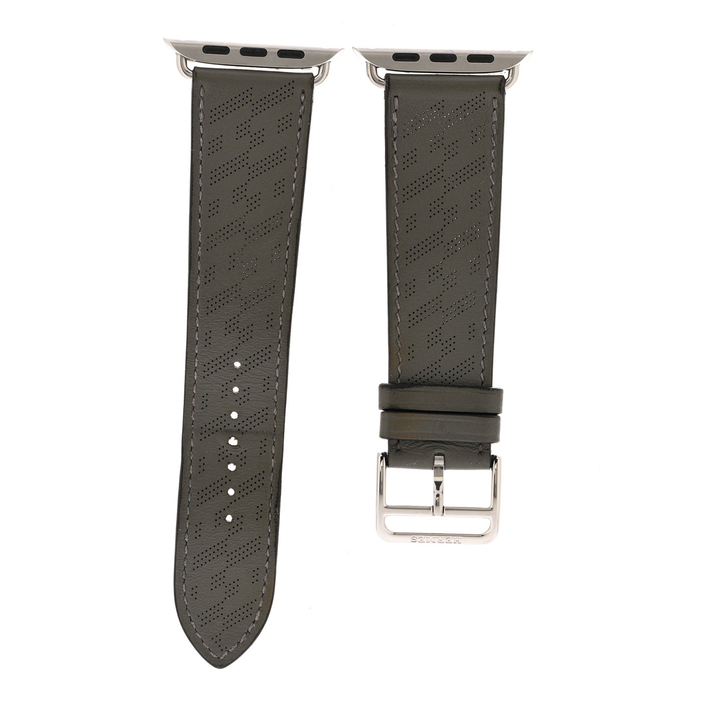 Swift 42mm H Diagonal Apple Watch Single Tour Band Gris Meyer