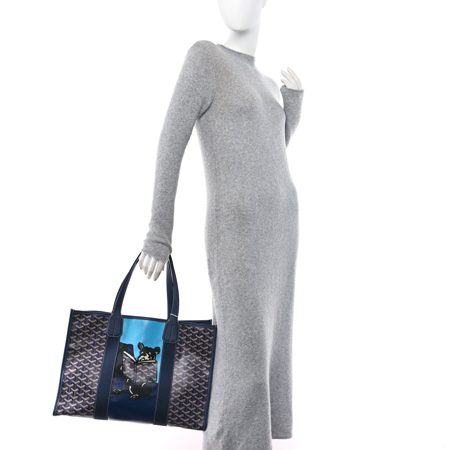 Goyardine Villette Tote Blue