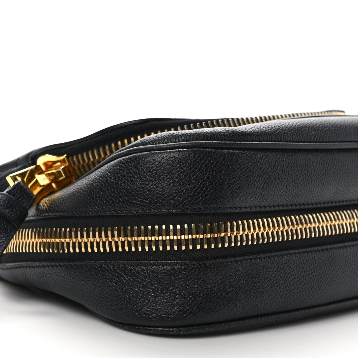Grained Calfskin Medium Jennifer Shoulder Bag Black