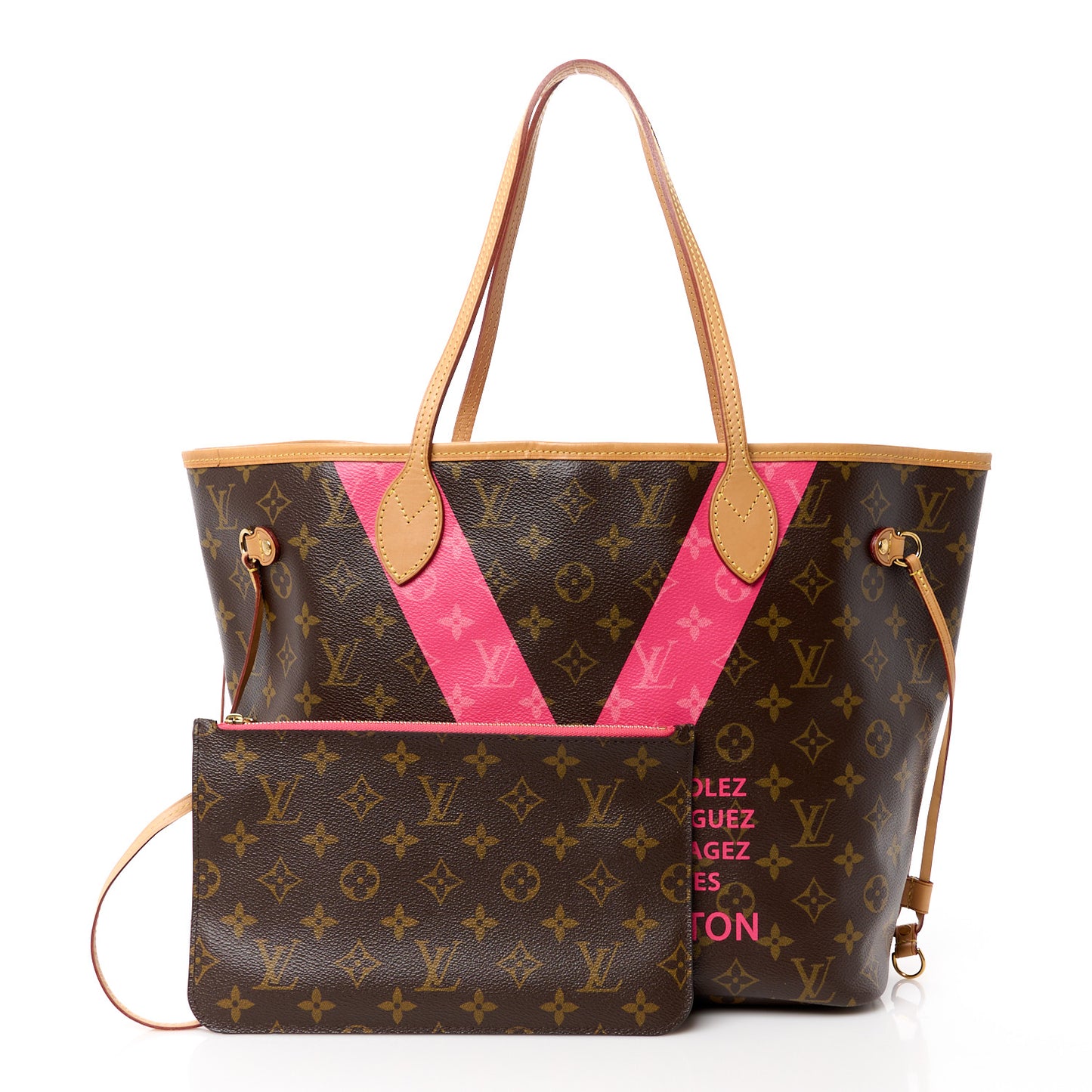 Monogram V Neverfull MM Grenade