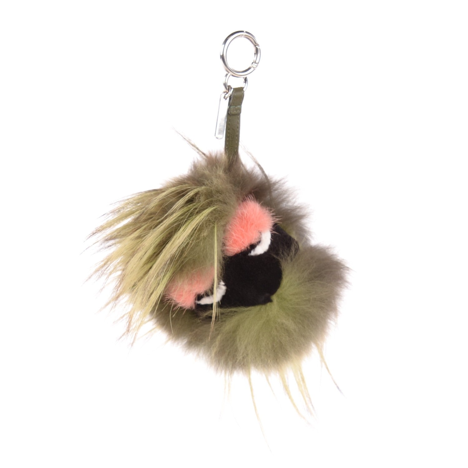 Fendi Fox Mink Rabbit Fur Vitello Flamingo Kooky Monster Bag Bug
