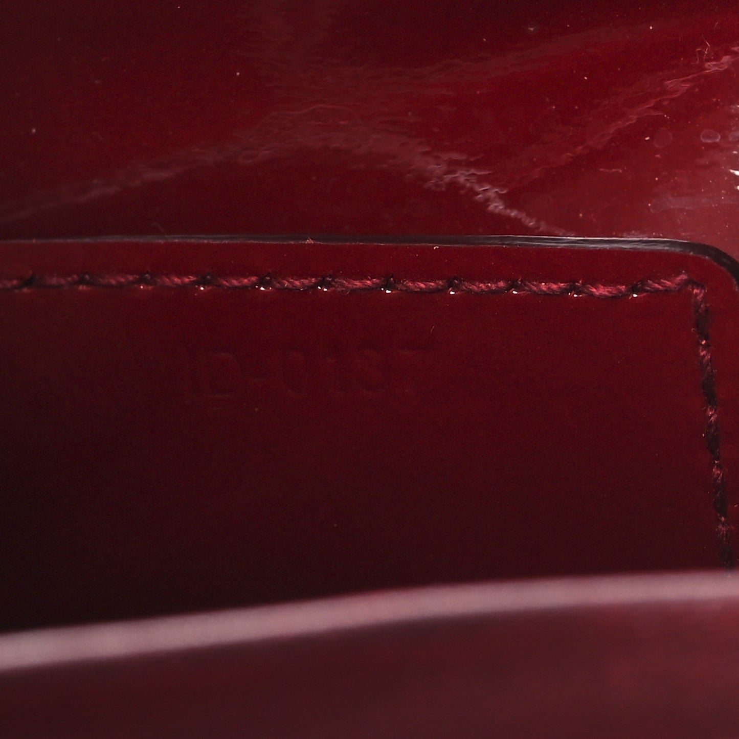 Patent Cannage Medium Lady Dior Red