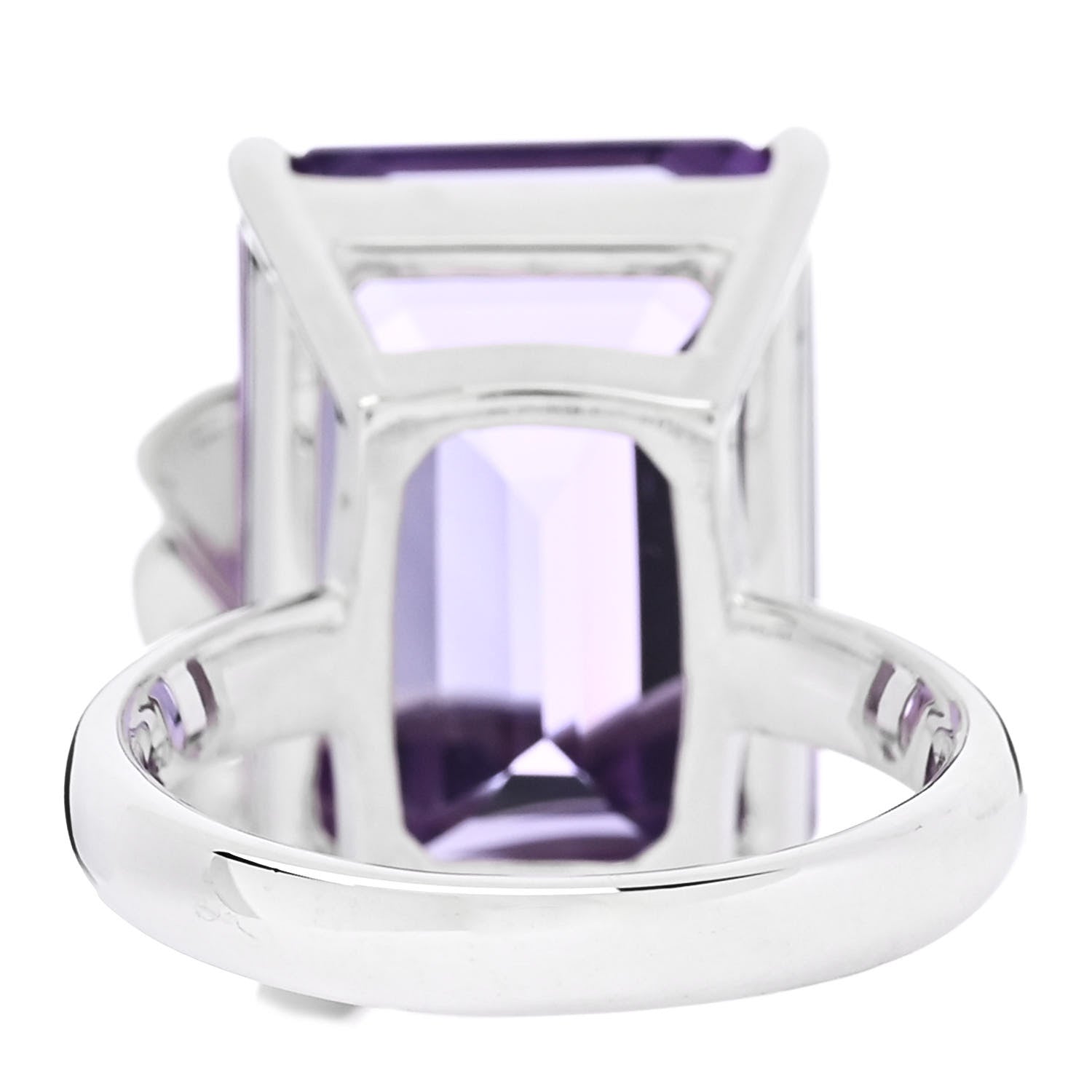 Tiffany Sterling Silver 18K Rose Gold Amethyst Return to Tiffany Love Bugs Butterfly Ring 54 7 4 of 7