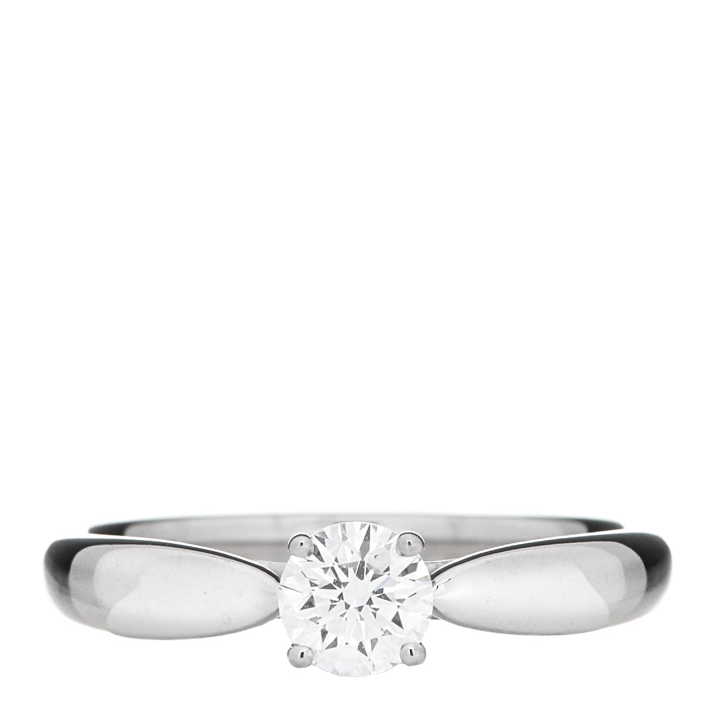 Platinum Diamond .38ct Harmony Solitaire Engagement Ring 52 6