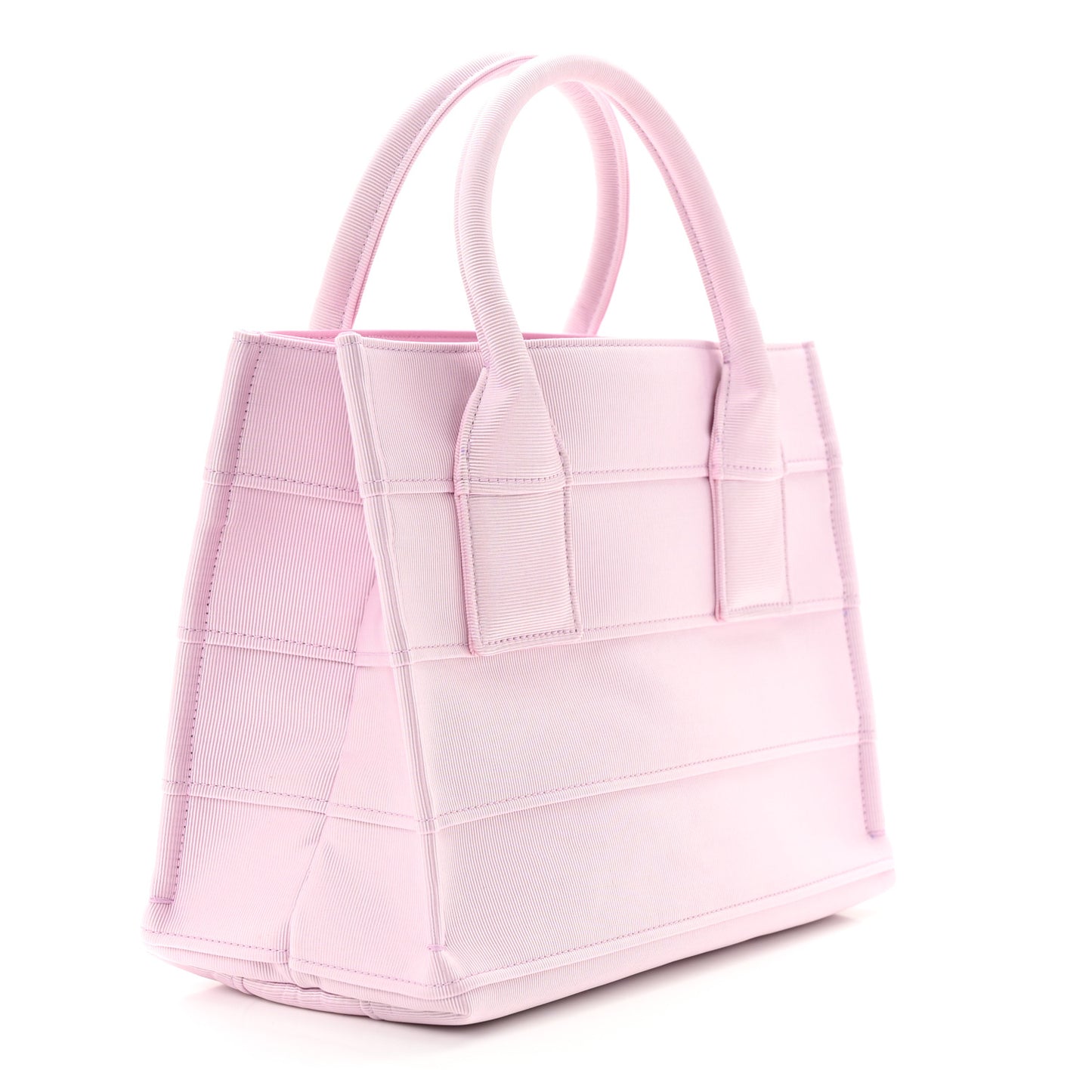 SALVATORE FERRAGAMO Nylon Logo Printed Tote Pink