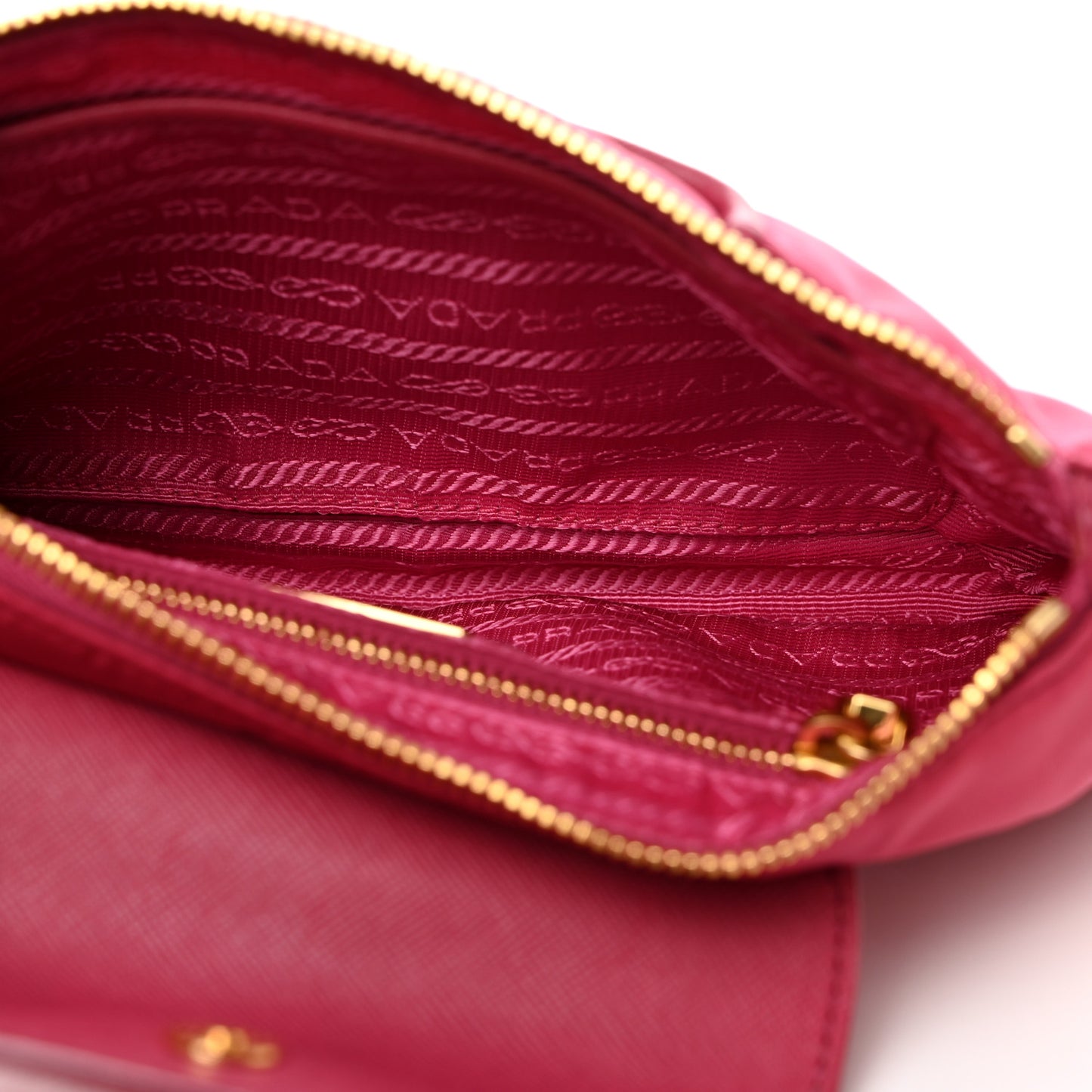 Tessuto Nylon Saffiano Crossbody Bag Ibisco