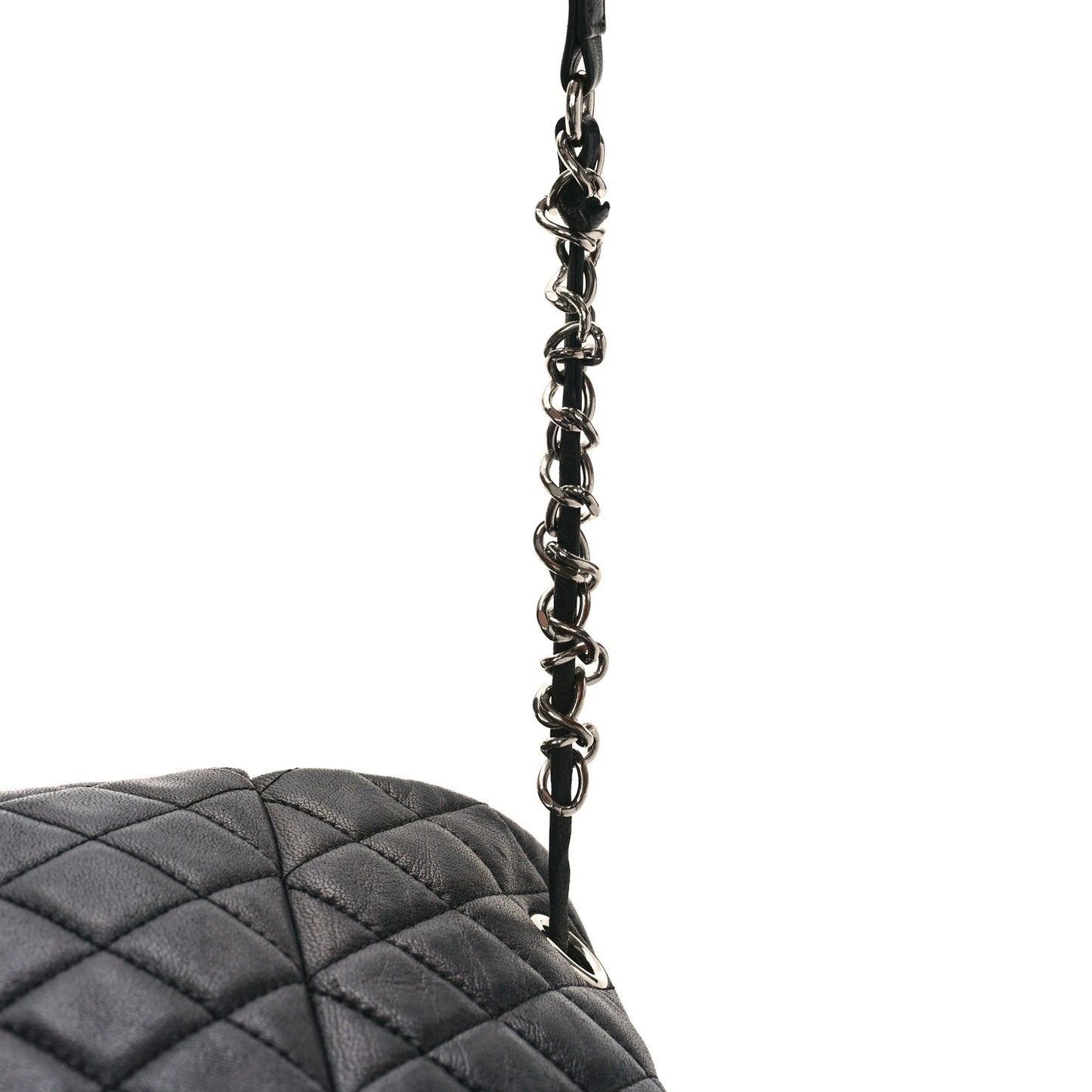Calfskin Quilted Large Urban Spirit Backpack Black
