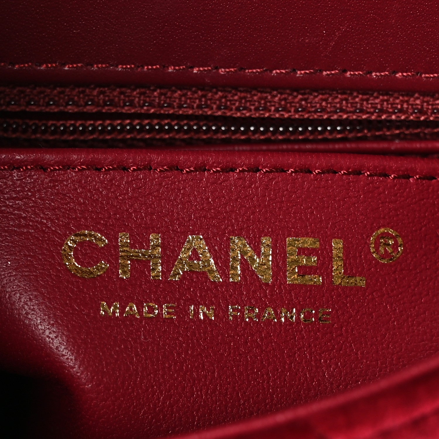 Chanel Velvet Enamel Mini Flap Red 6 of 11