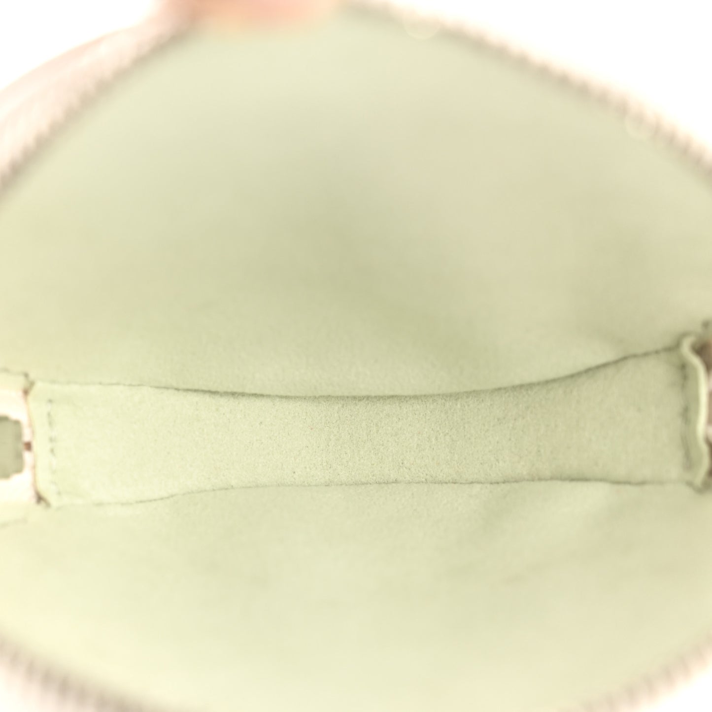Perforated Mahina Round Coin Purse Gris