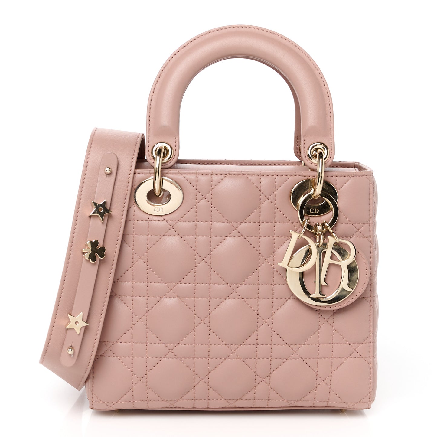 Lambskin Cannage Small My ABC Dior Lady Dior Blush