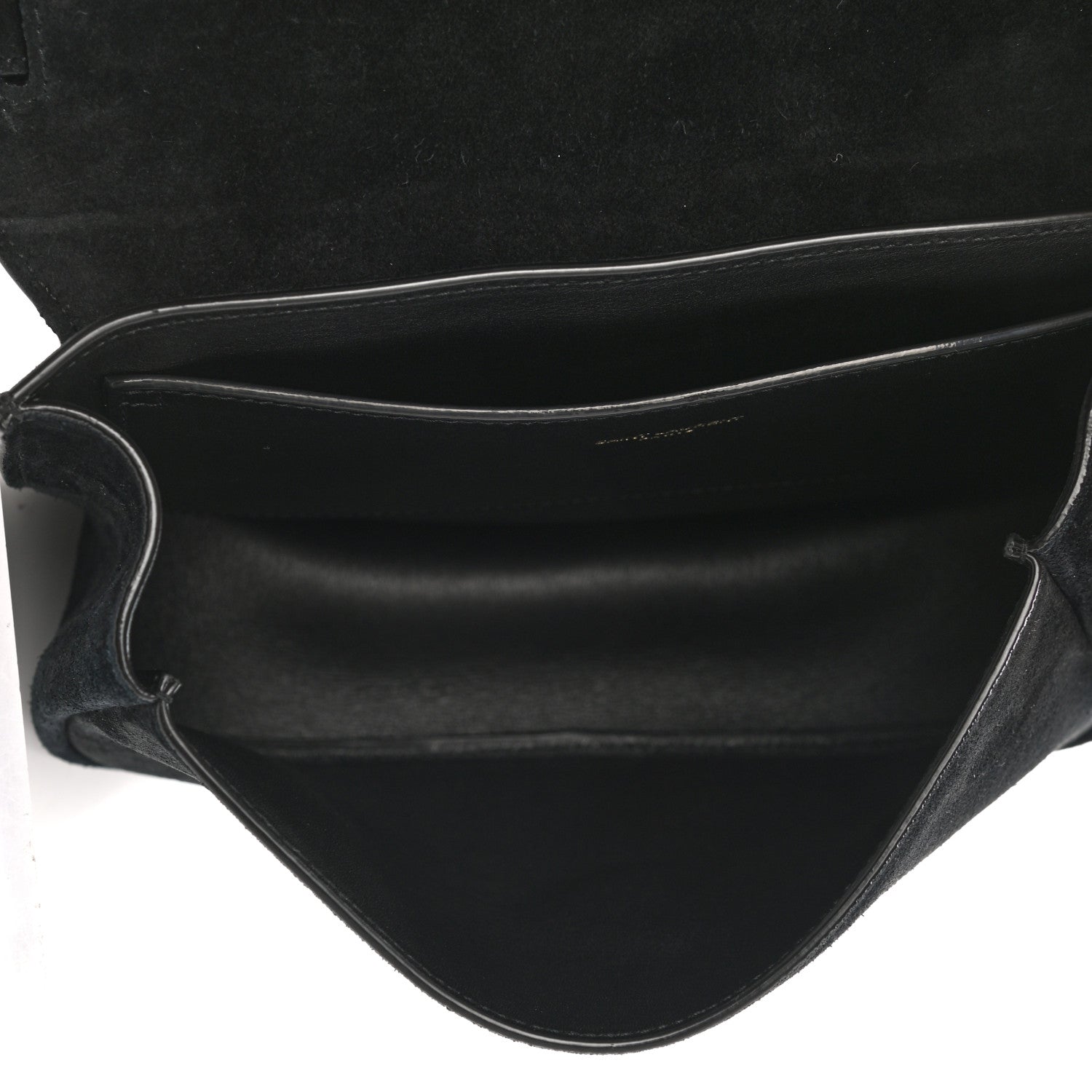 Saint Laurent Suede Calfskin Monogram Medium Kaia Satchel Black 5 of 10