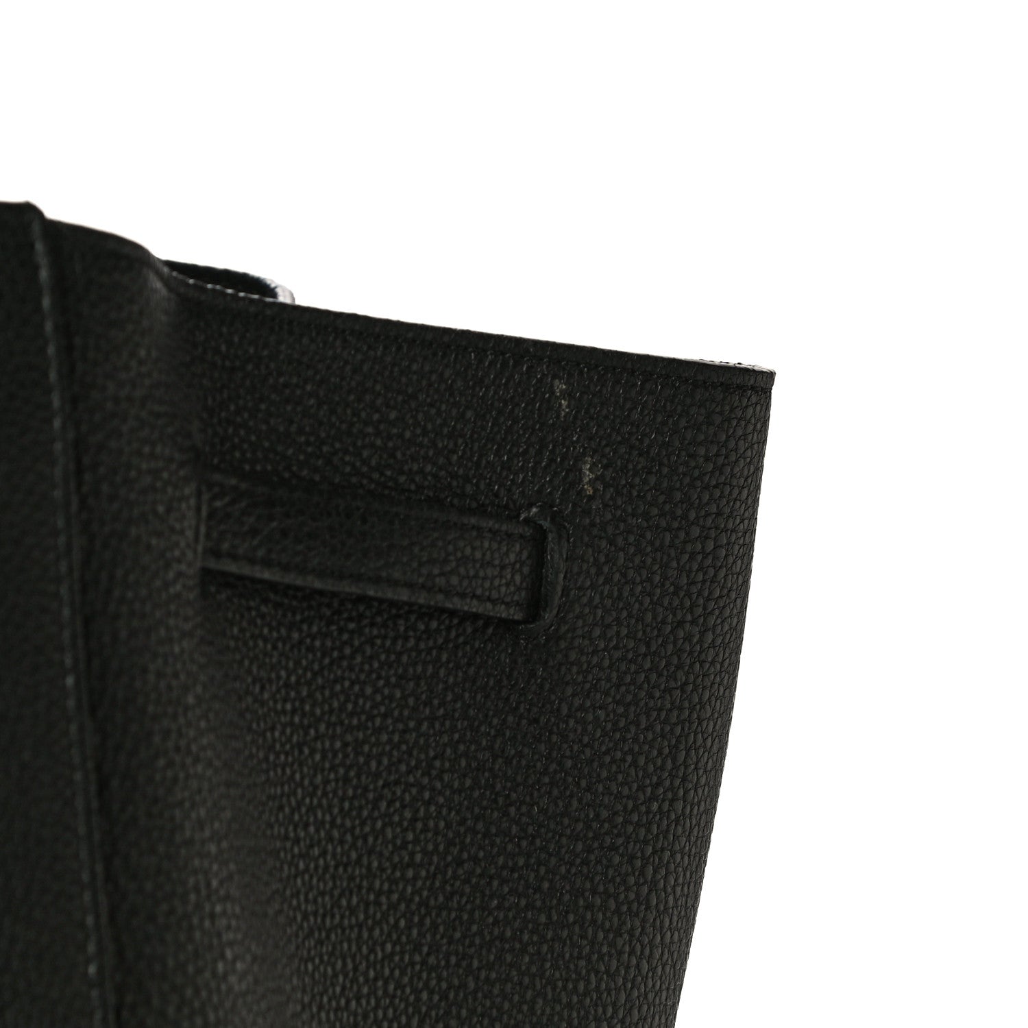 Celine Soft Grained Calfskin Medium Belt Cabas Phantom Black 10 of 13