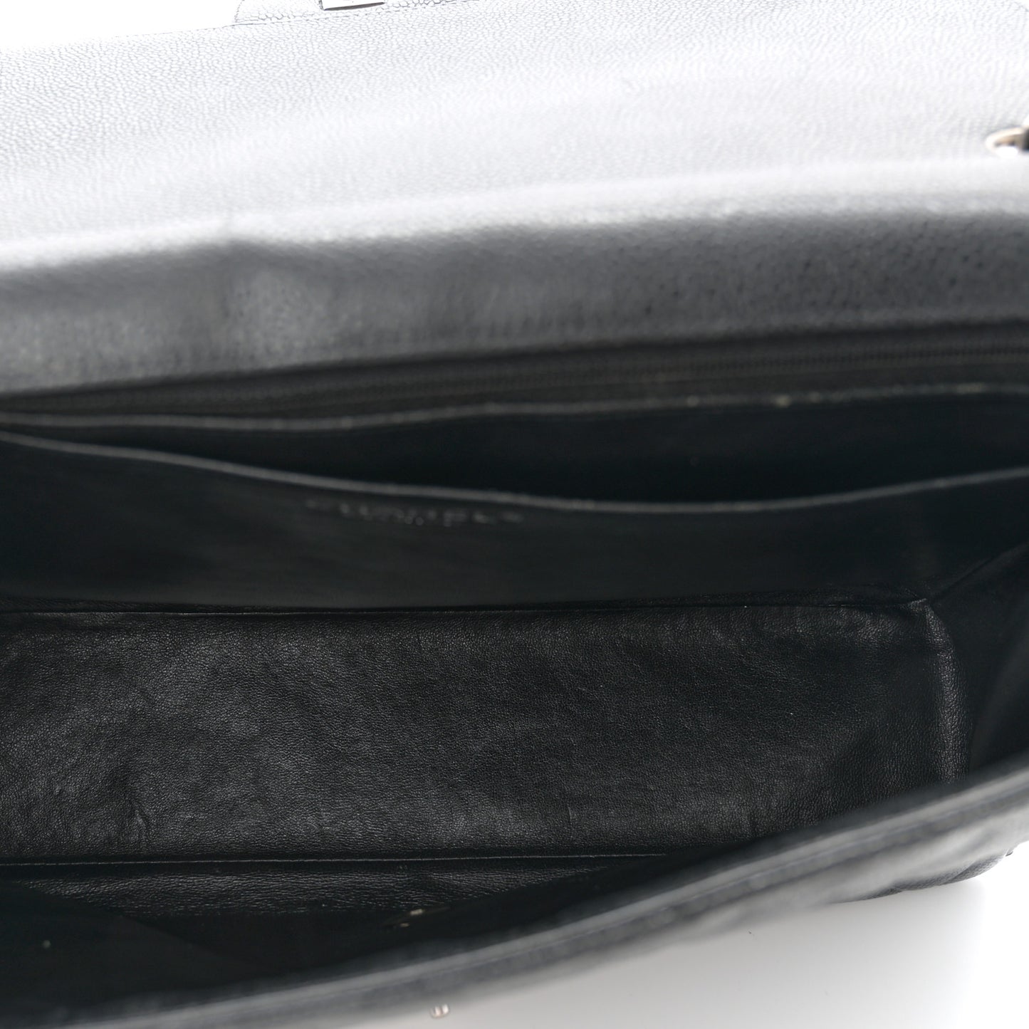 Caviar Quilted Maxi Single Flap Black