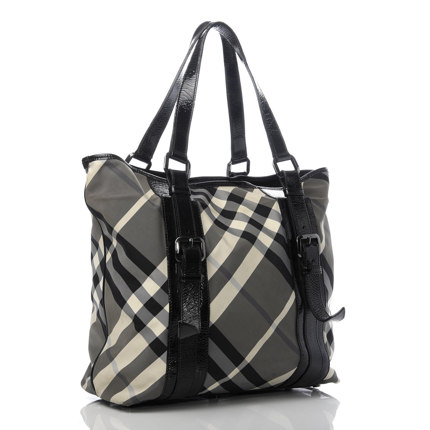 Burberry Nylon Beat Check Lowry Black 3 of 12