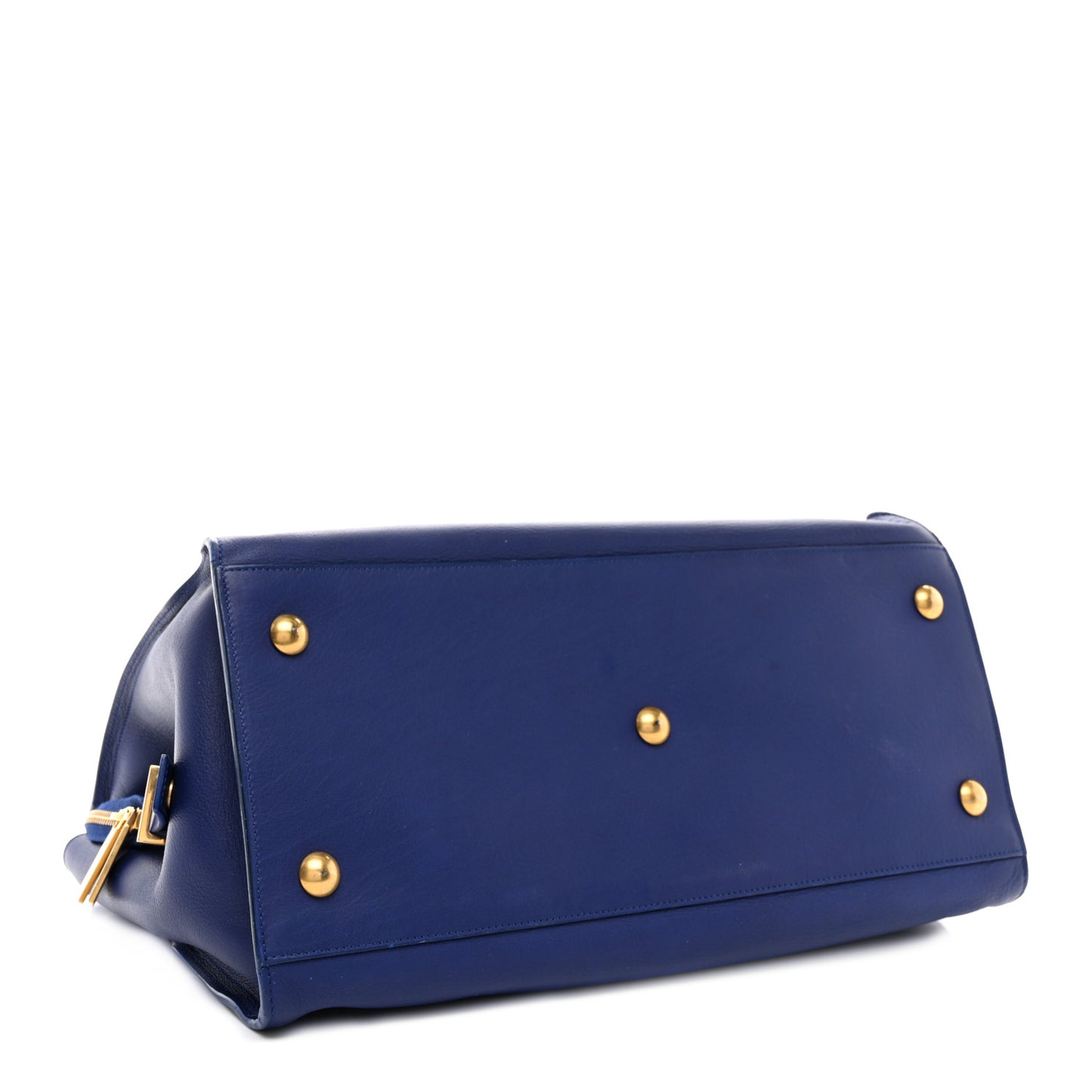 Calfskin Small Classic Y Cabas Navy