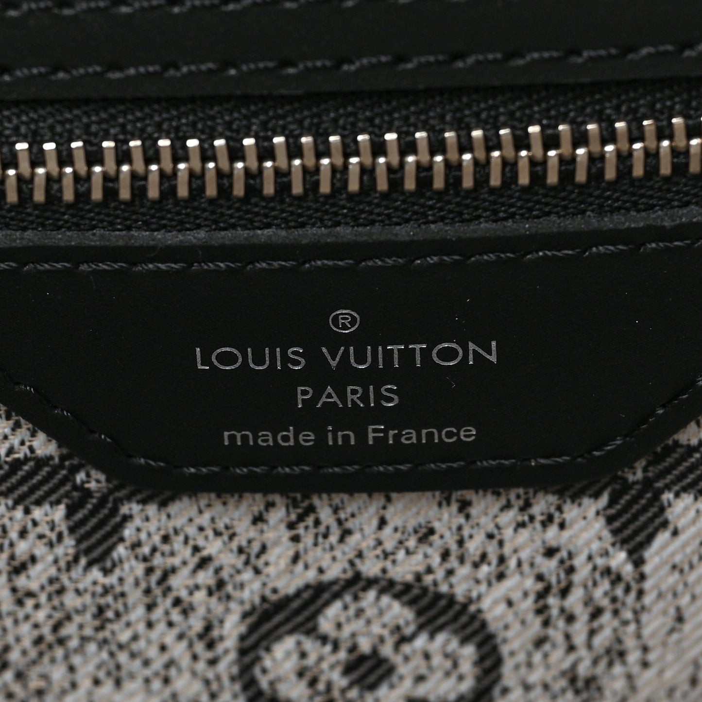 Denim Monogram Jacquard Neverfull MM Grey