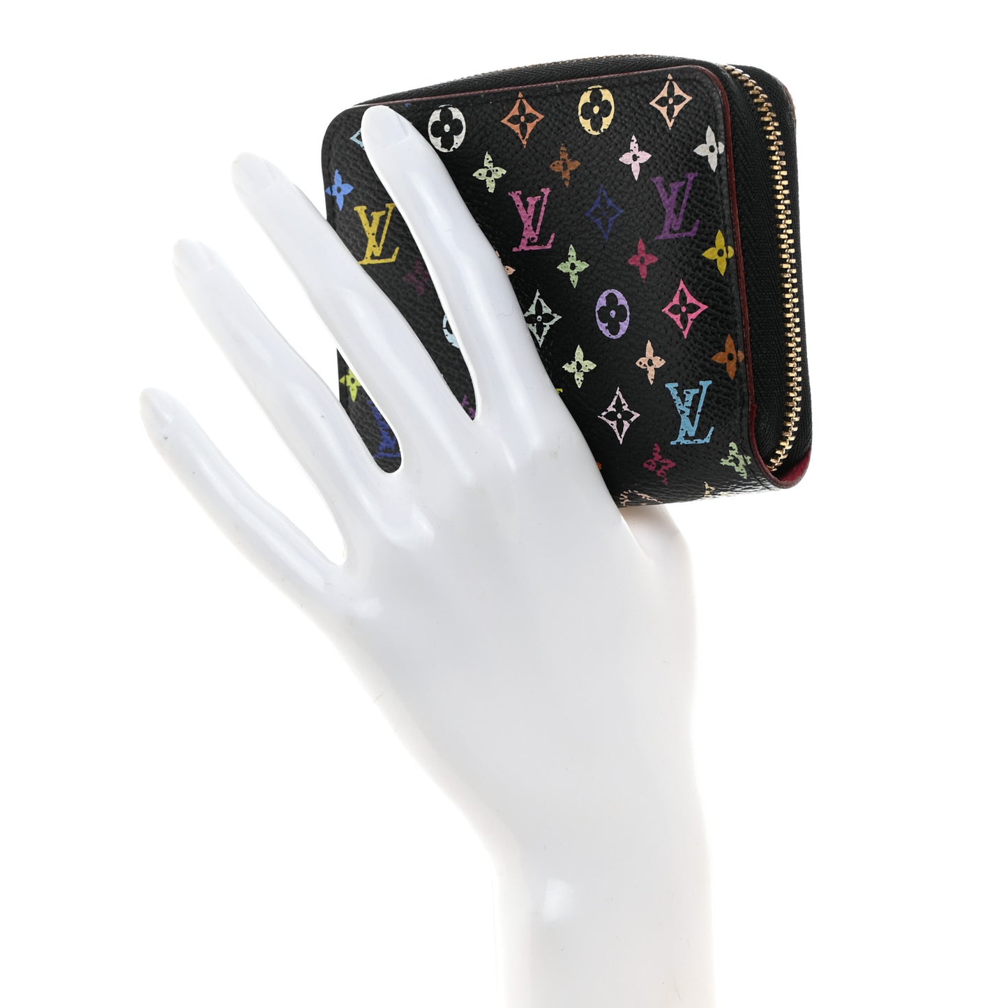 Monogram Multicolor Zippy Coin Purse Black Grenade