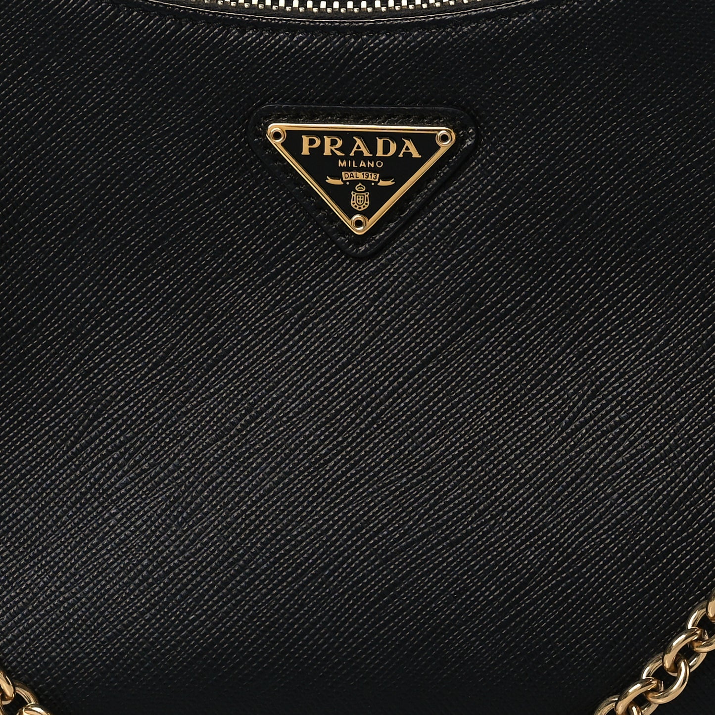 Saffiano Lux Re-Edition 2005 Shoulder Bag Black