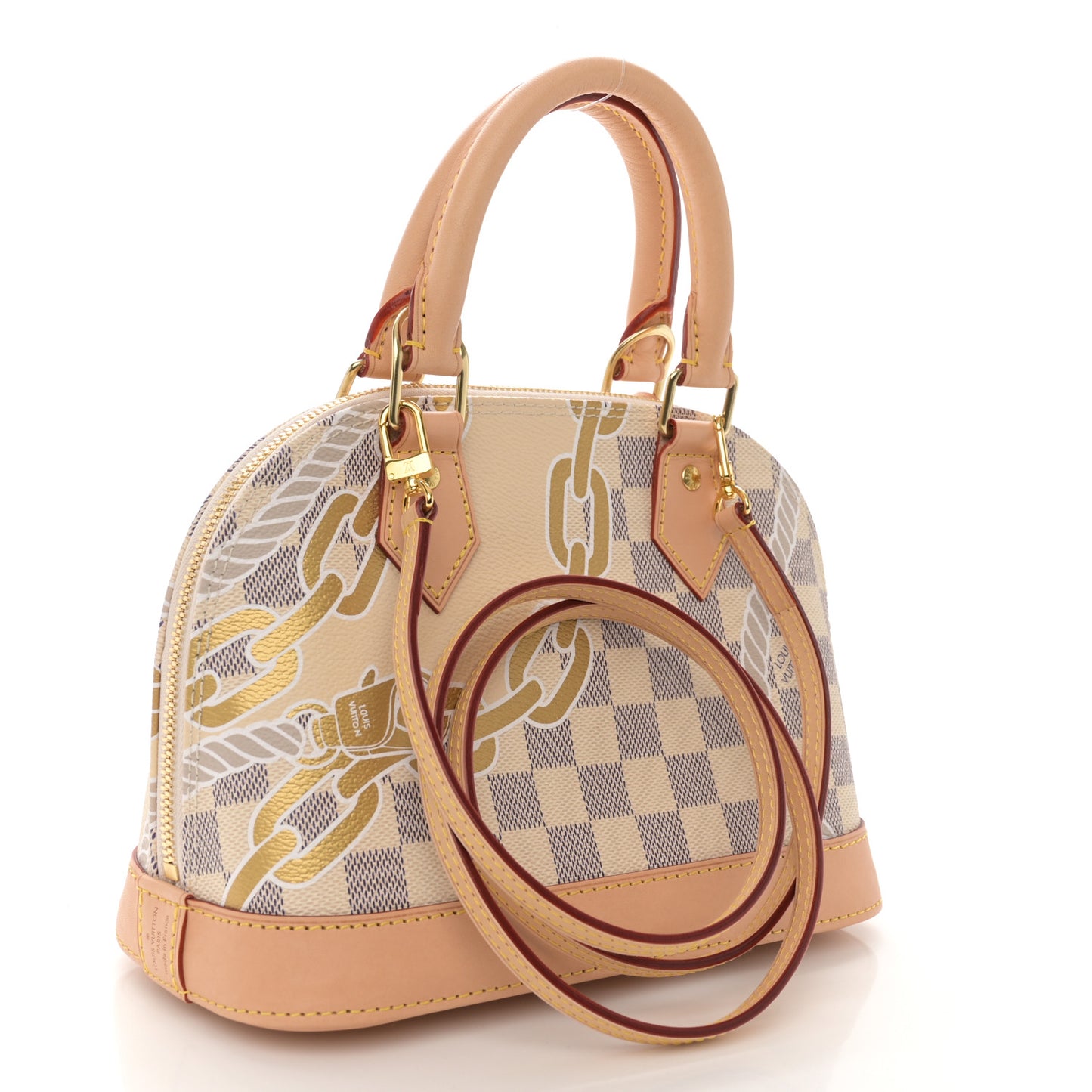 Damier Azur Nautical Alma BB