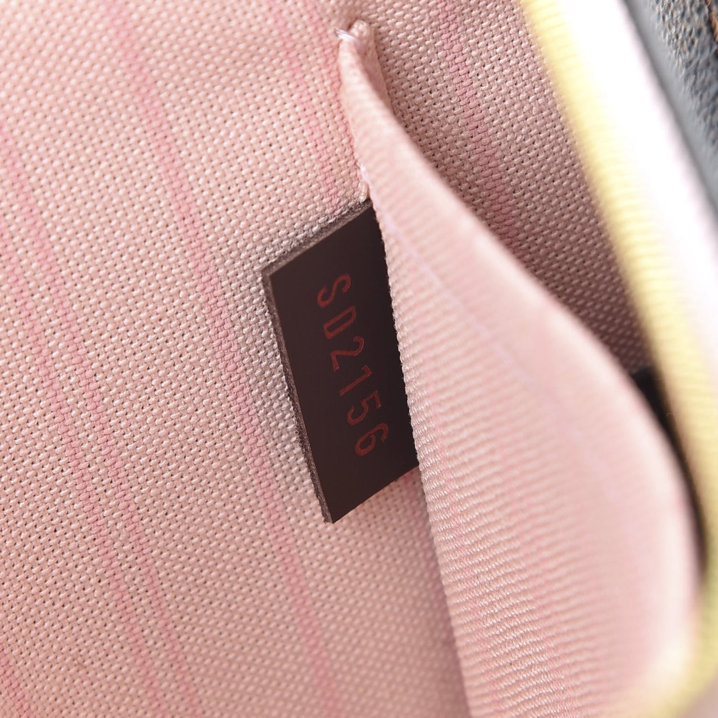 Damier Ebene Neverfull MM GM Pochette Rose Ballerine