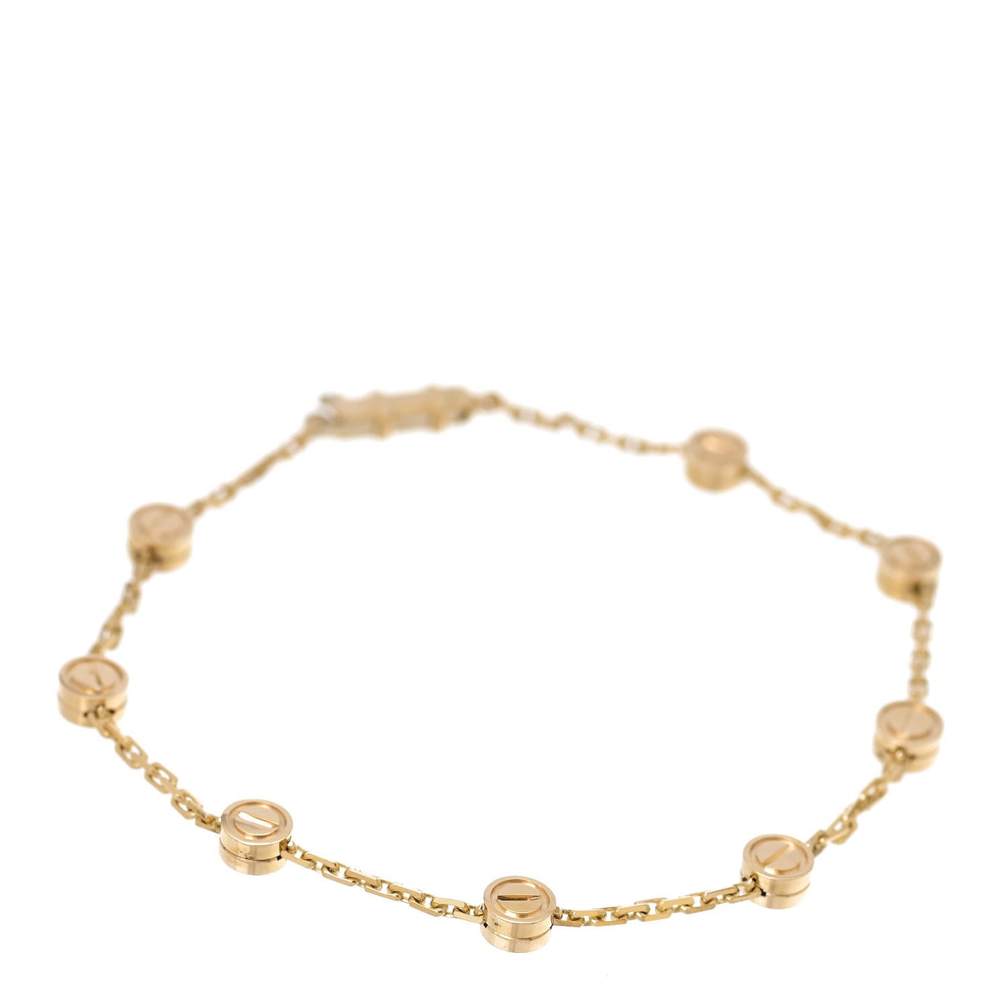 18K Yellow Gold LOVE Station Bracelet