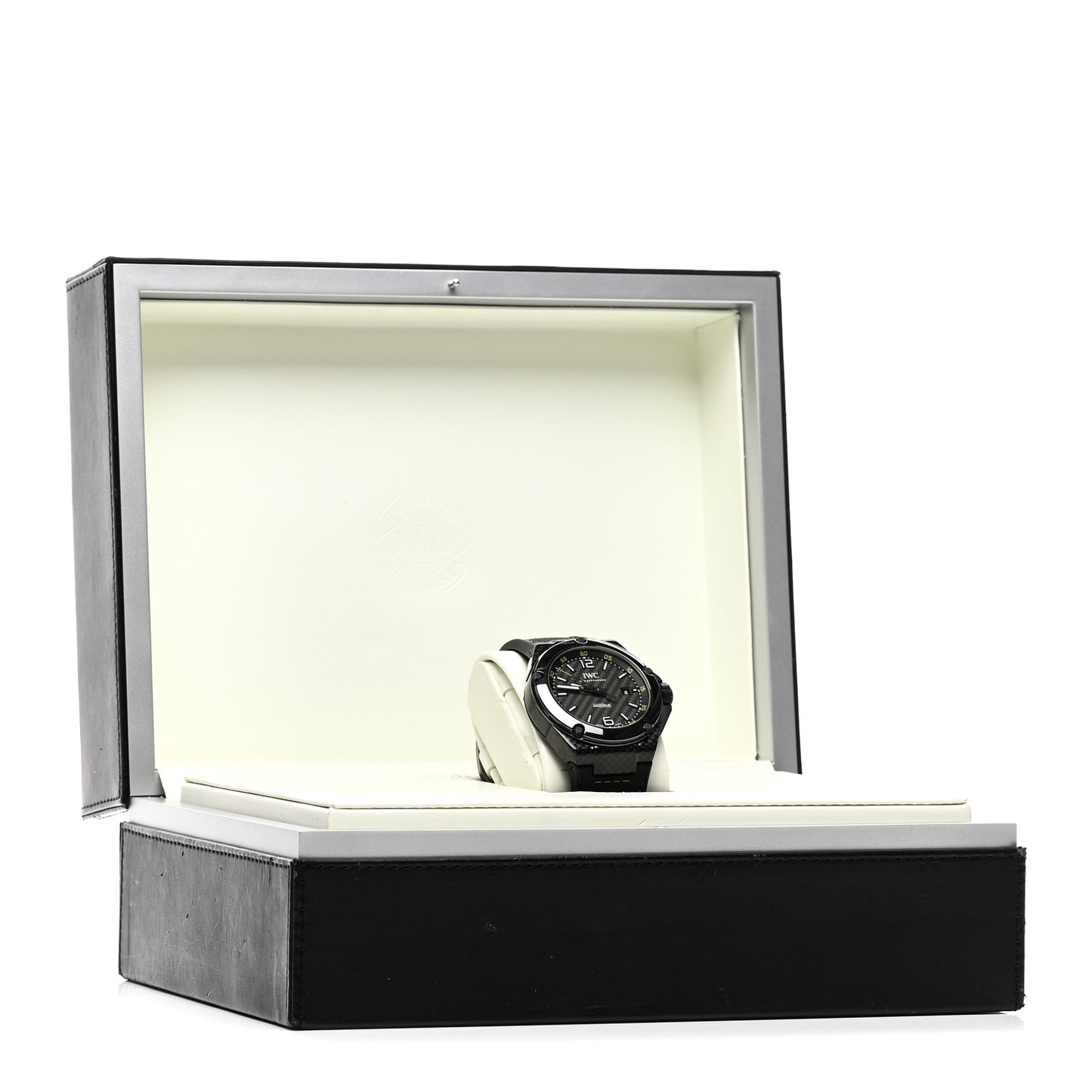 Black Carbon Rubber 46mm Ingenieur Automatic Watch Black IW322404