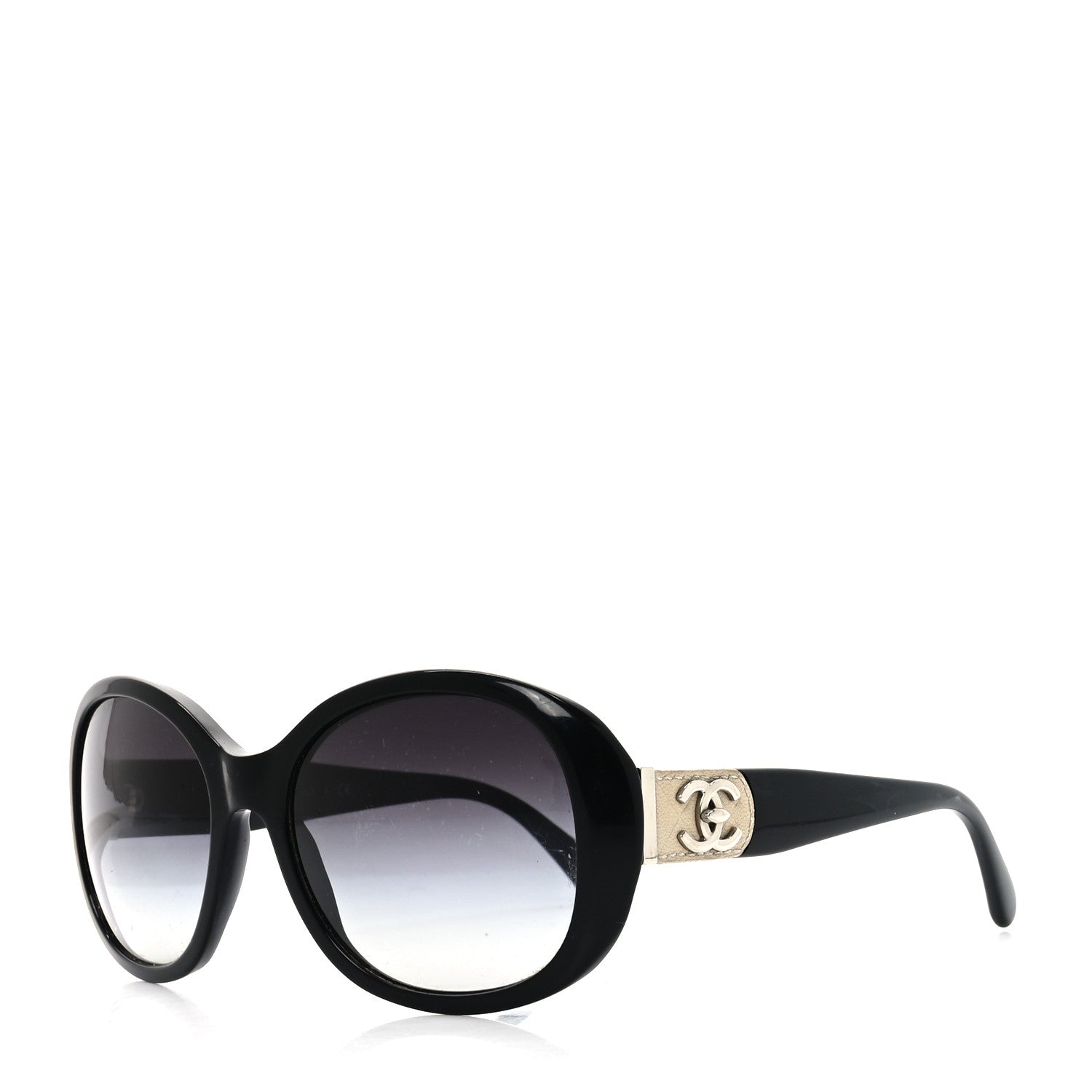 Chanel Acetate CC Turnlock Sunglasses 5235-Q Black Beige 1778273