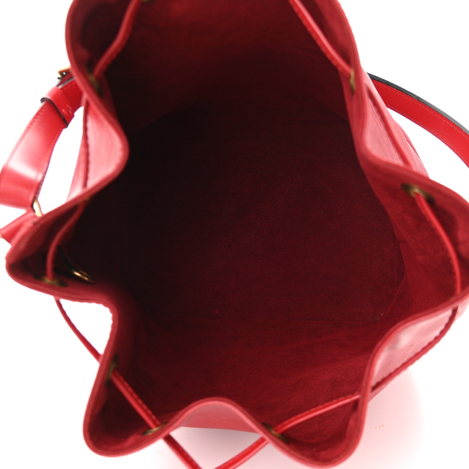 Louis Vuitton Epi Petit Noe Castillan Red 12 of 15