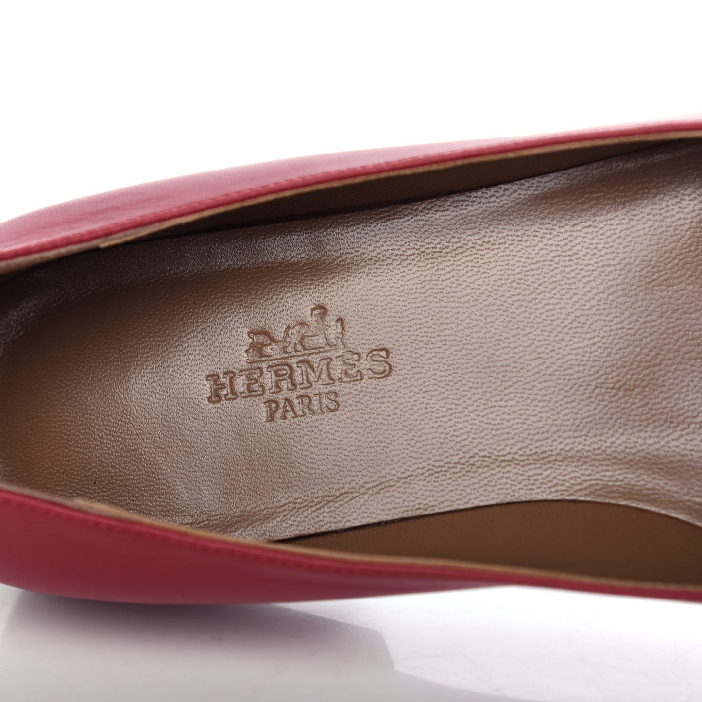 Calfskin Pegase Ballerina Flats 35 Carmin Black