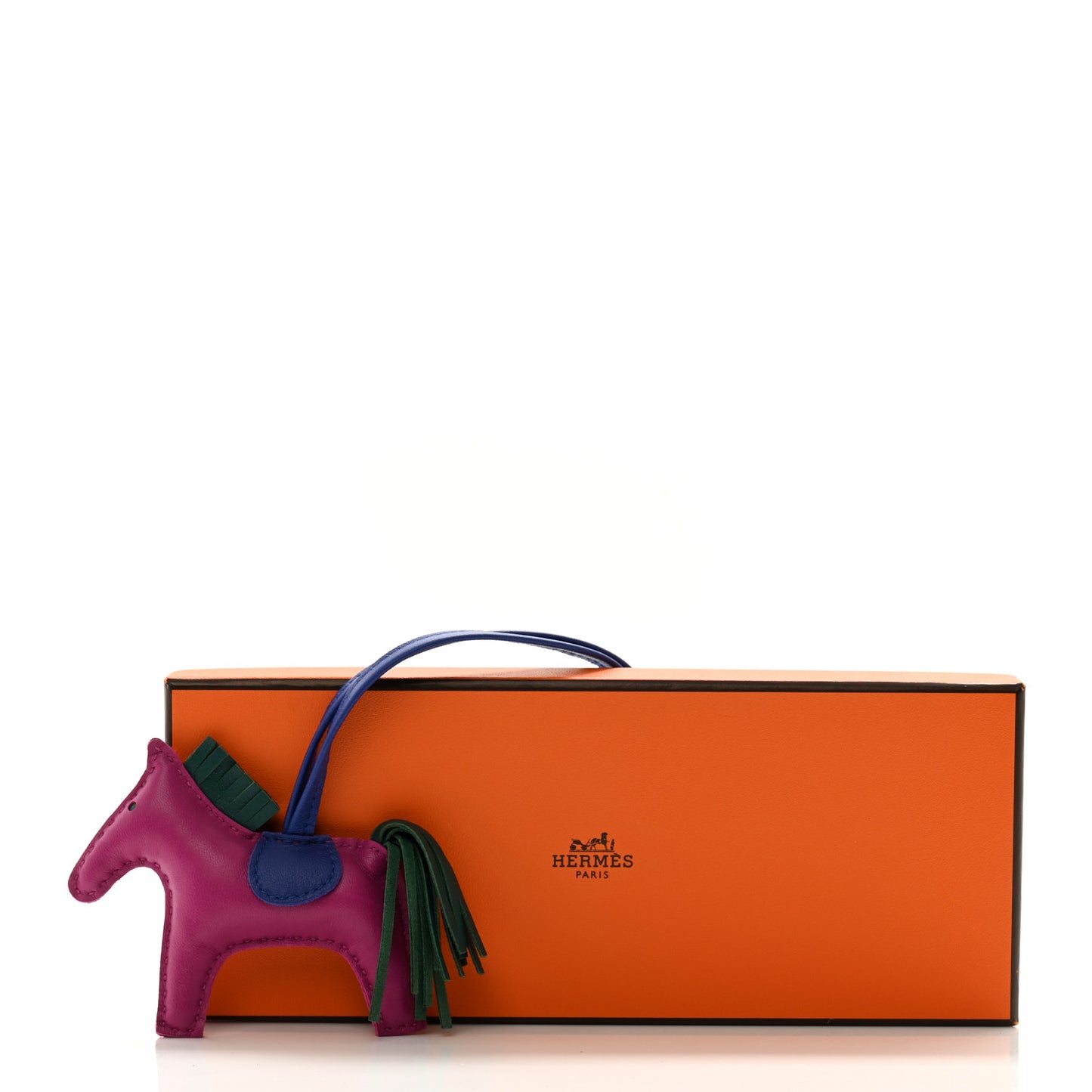 Milo Lambskin Grigri Rodeo Horse Bag Charm PM Rose Pourpre Bleu Electrique Malachite