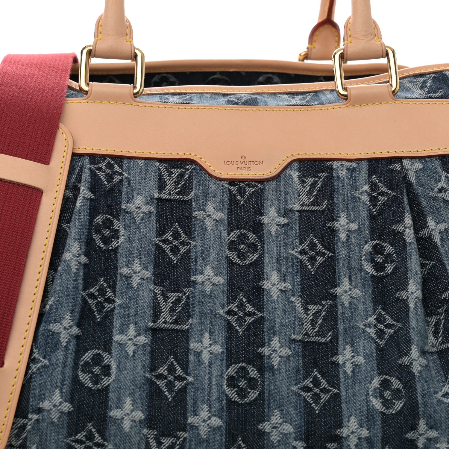 Louis Vuitton Denim Raye Cabas GM 8 of 14