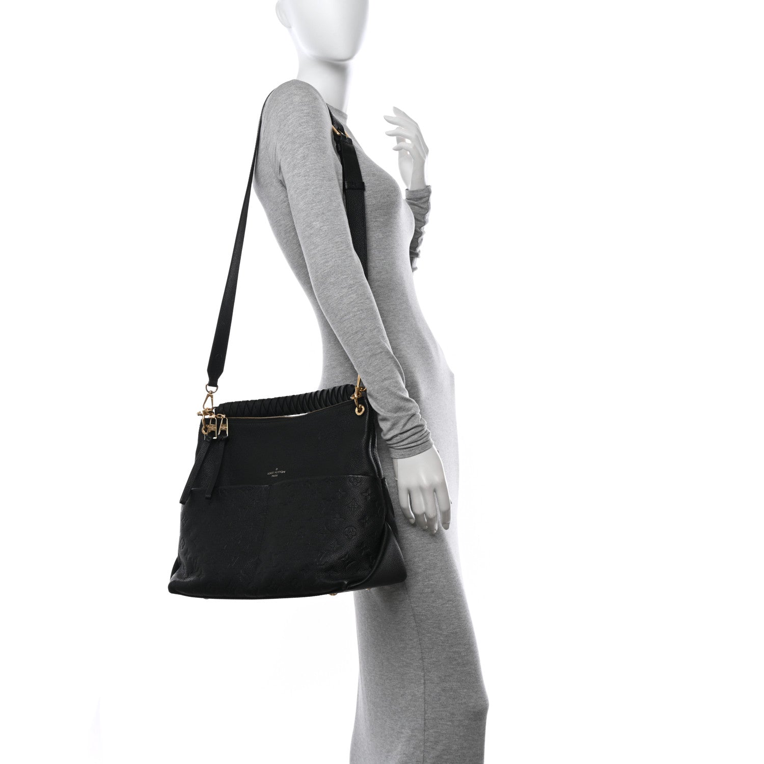 Louis Vuitton Empreinte Maida Hobo Black 2 of 9