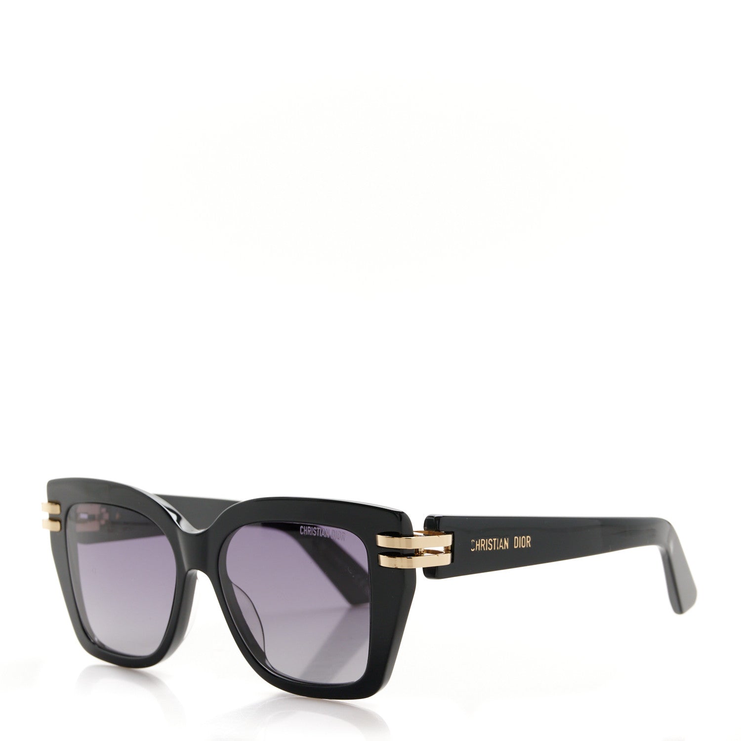 Christian Dior Acetate CDior S1I Square Sunglasses Black 1665246